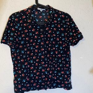 Vans Floral Button Down Shirt